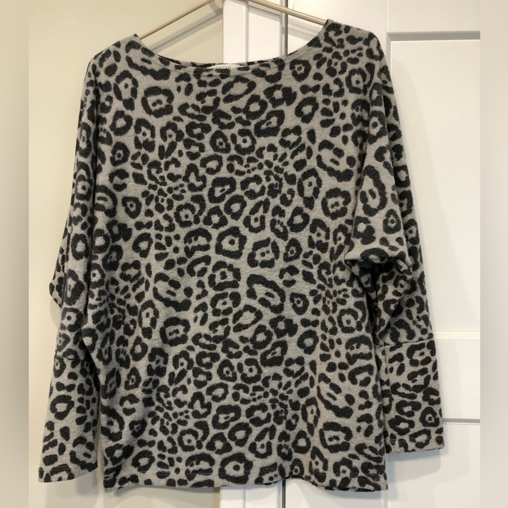 Antistar Snow Leopard Dolman Sweater